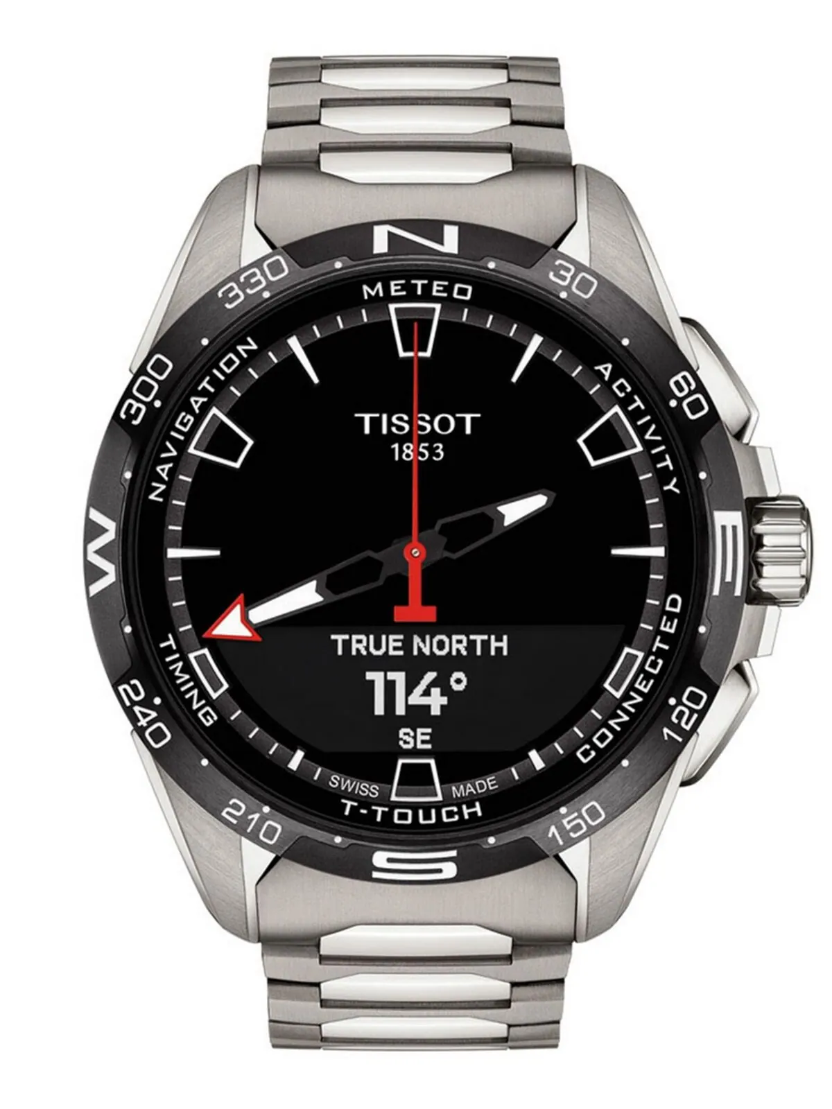Смарт-часы Tissot T-Touch Connect Solar — изображение 7 из 12, оттенок серебряный