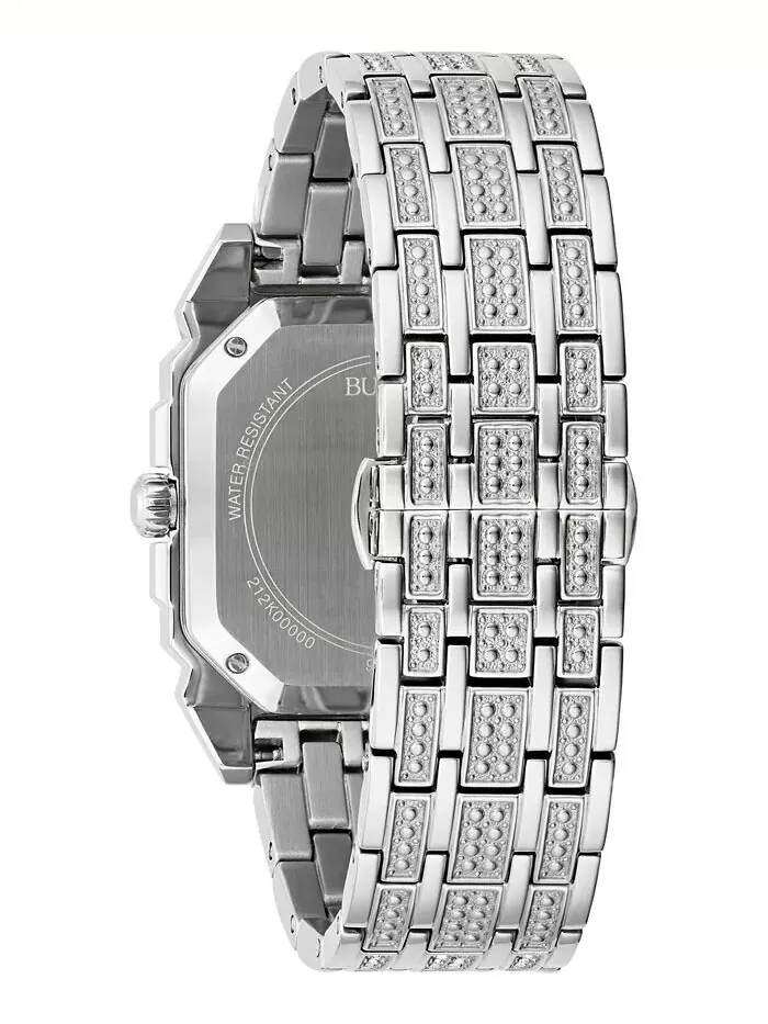 Мужские часы-браслет из нержавеющей стали Crystal Octava 40 мм Bulova — изображение 3 из 3