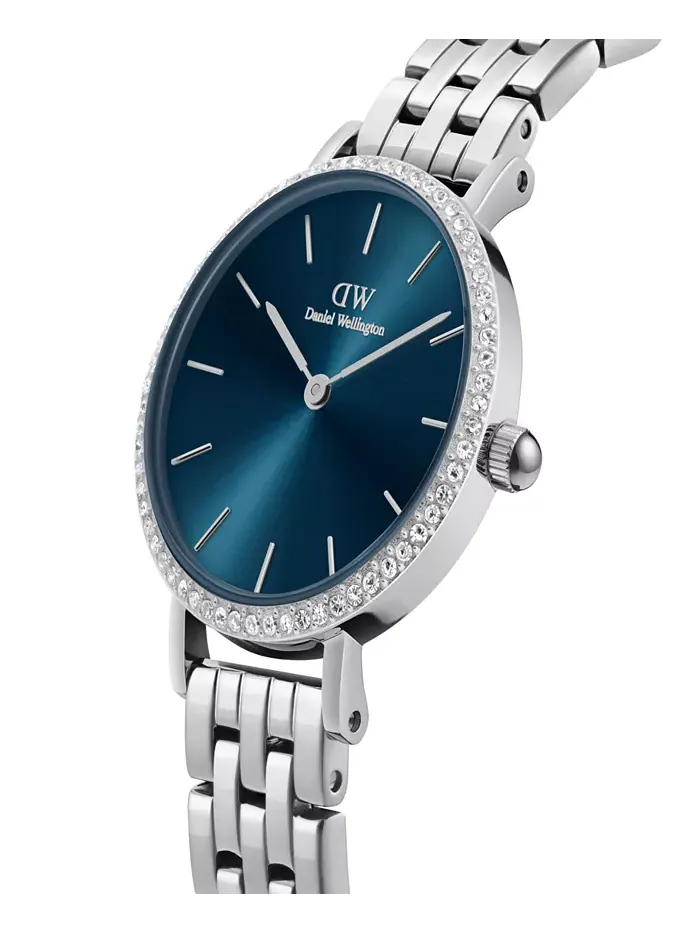 Унисекс-часы аналоговые серебристые из нержавеющей стали, 28 мм Daniel Wellington — изображение 2 из 2