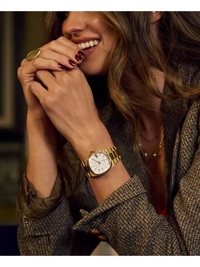 Мужские часы Super Seville с браслетом из нержавеющей стали золотого оттенка, 38 мм Bulova — изображение 4 из 4