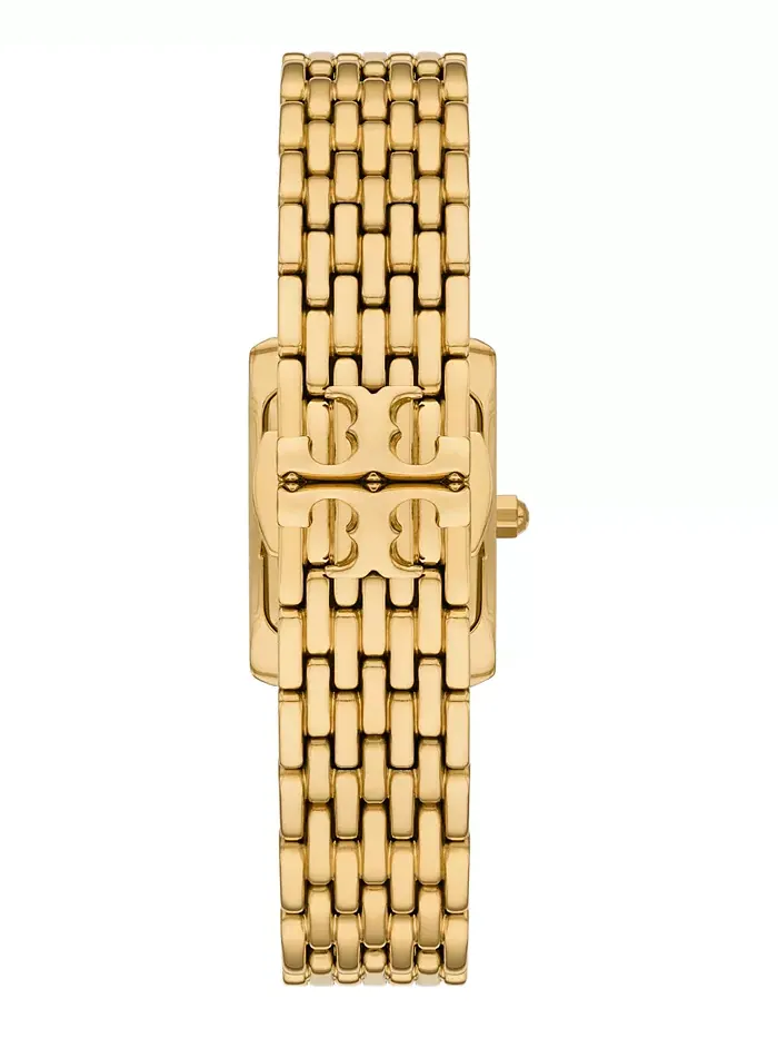 Женские часы The Eleanor Quartz с золотым браслетом из нержавеющей стали 19 мм Tory Burch — изображение 3 из 5
