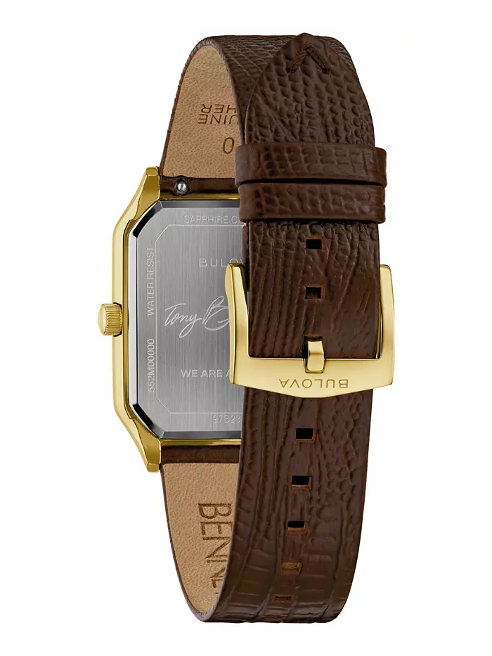 Мужские Special Edition Tony Bennett Classic We are All Here золотистый ремешок часы 32mm Bulova — изображение 3 из 3