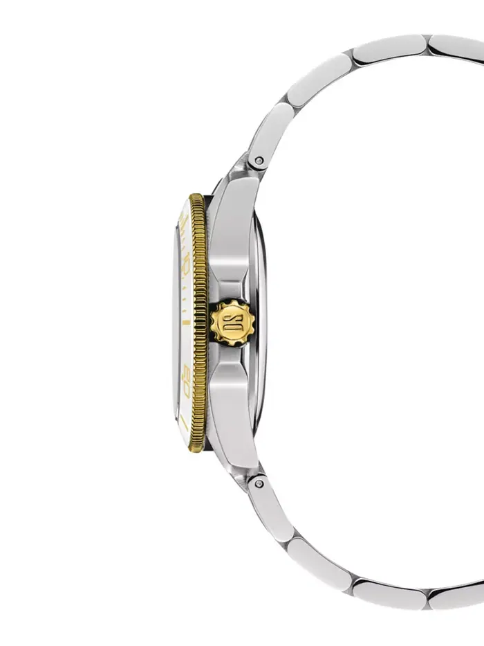 Женские часы Swiss Automatic DS Action Lady Diamond Accent с двухцветным браслетом из нержавеющей — изображение 3 из 5