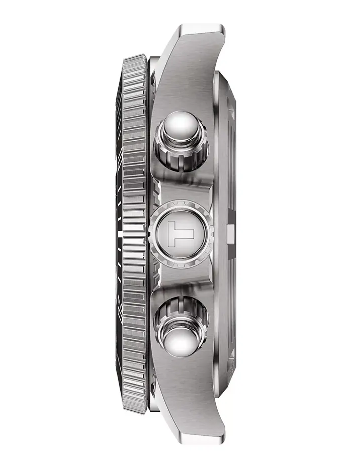 Мужские часы Swiss Chronograph Seastar 1000 на стальном браслете, 38 мм Tissot — изображение 3 из 5