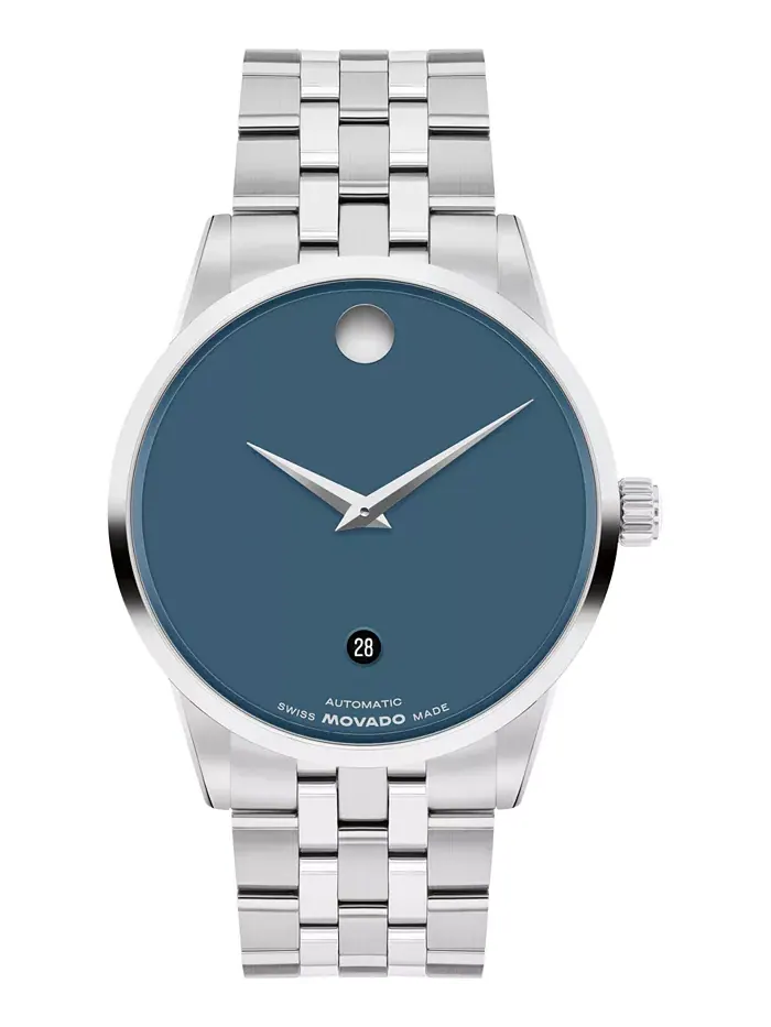 Мужские часы Museum Classic Auto Swiss Automatic из нержавеющей стали, 40 мм Movado — изображение 1 из 3