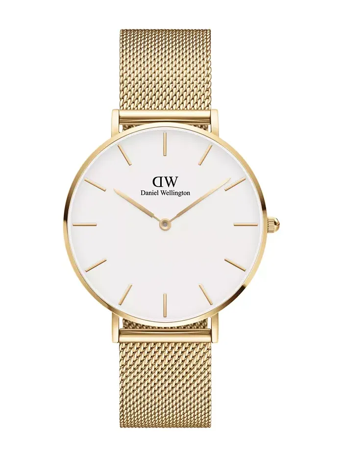 Женские часы Petite Evergold из нержавеющей стали с золотистым покрытием, 36 мм Daniel Wellington