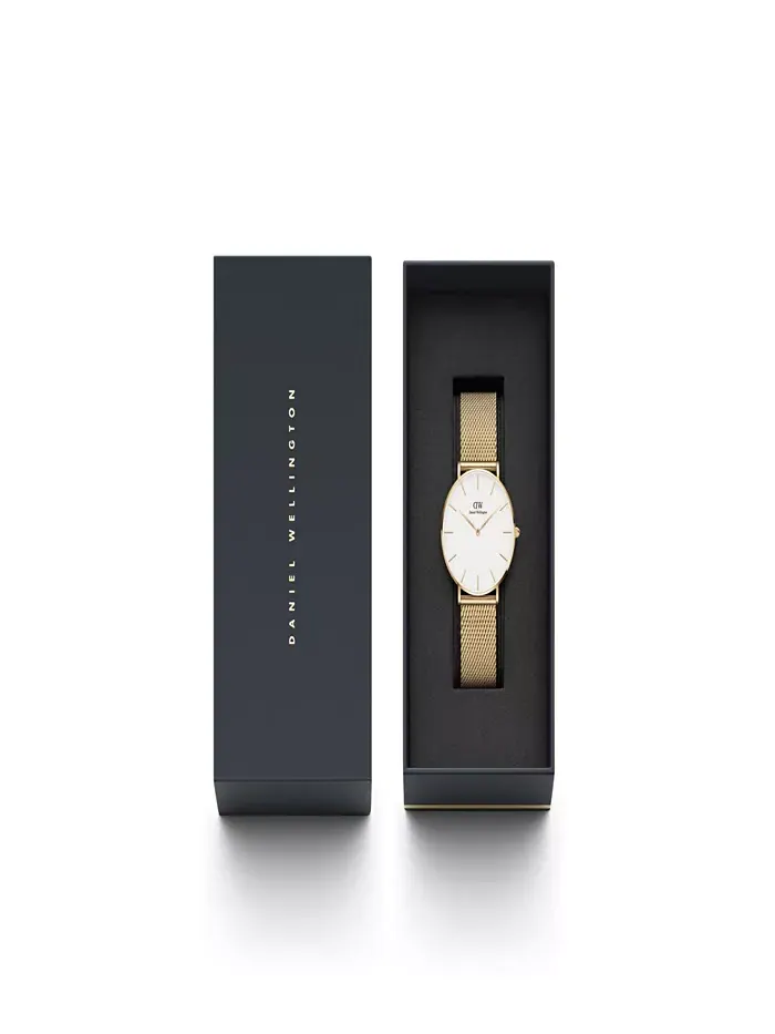 Женские часы Petite Evergold из нержавеющей стали с золотистым покрытием, 36 мм Daniel Wellington — изображение 2 из 4