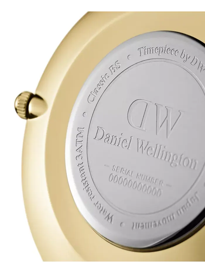 Женские часы Petite Evergold из нержавеющей стали с золотистым покрытием, 36 мм Daniel Wellington — изображение 4 из 4