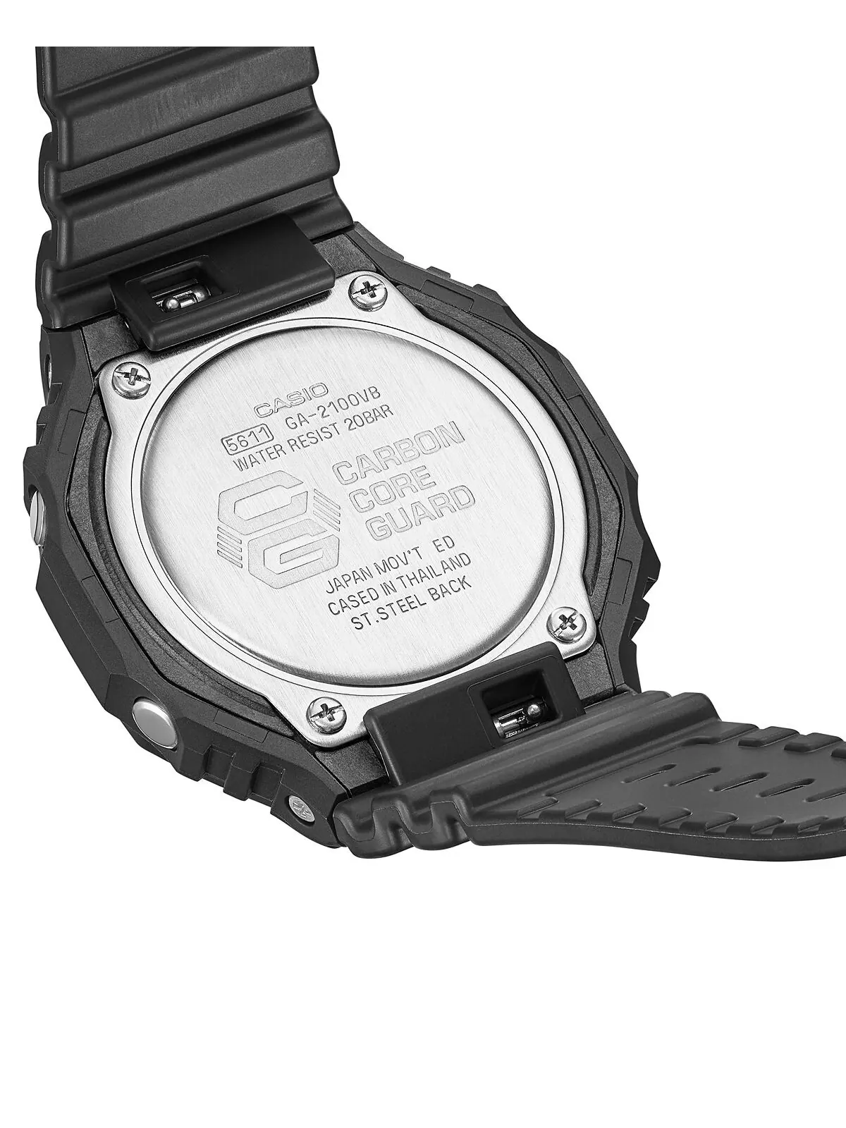 Мужские часы с черным полимерным ремешком, 45,4 мм G-Shock — изображение 2 из 3, оттенок черный
