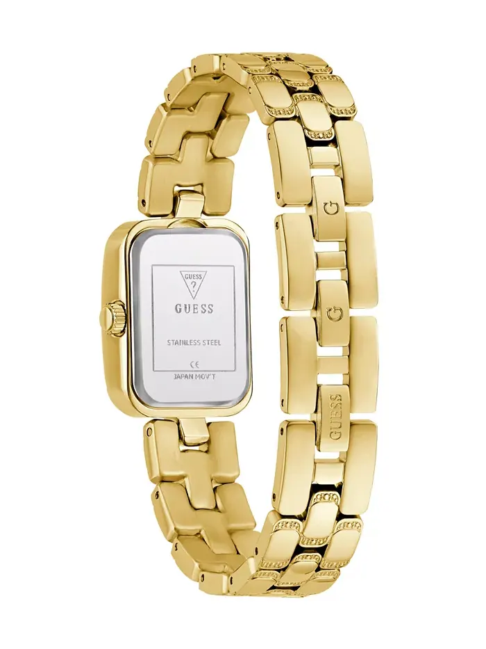 Женские аналоговые часы в золотом тоне, сталь, 22 мм GUESS — изображение 3 из 5