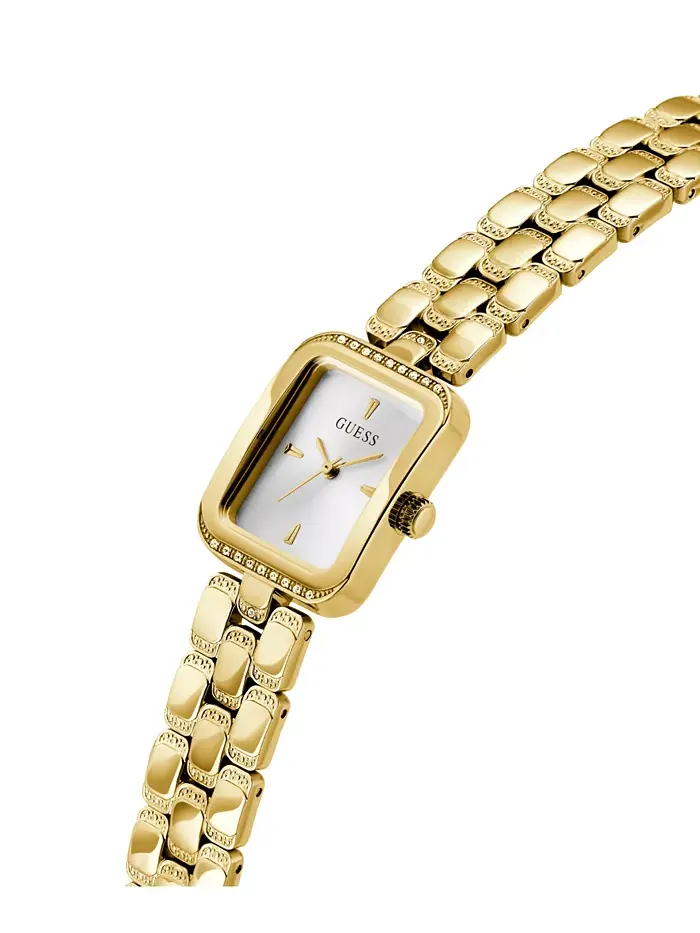 Женские аналоговые часы в золотом тоне, сталь, 22 мм GUESS — изображение 4 из 5