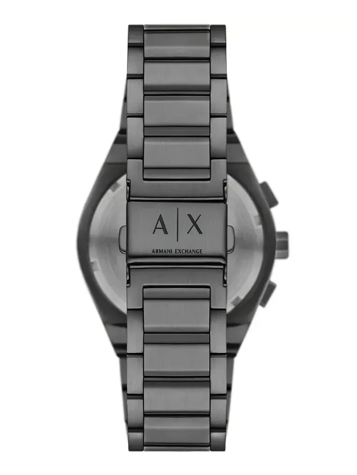 Мужские кварцевые часы-хронограф Gunmetal из нержавеющей стали, 42 мм A|X Armani Exchange — изображение 3 из 5