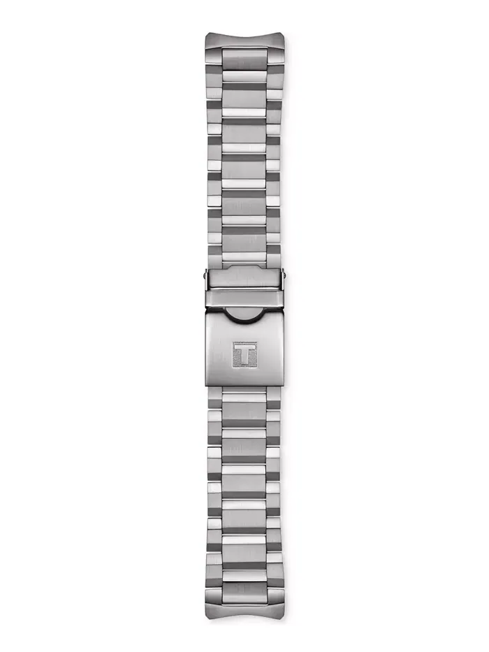 Мужские часы Swiss Chronograph Supersport с хронографом, стальной браслет, 46 мм Tissot — изображение 4 из 5