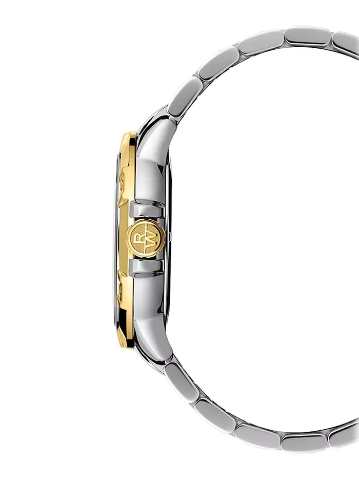 Мужские часы Swiss Tango Classic с двухцветным браслетом из нержавеющей стали, 41 мм Raymond Weil — изображение 2 из 3