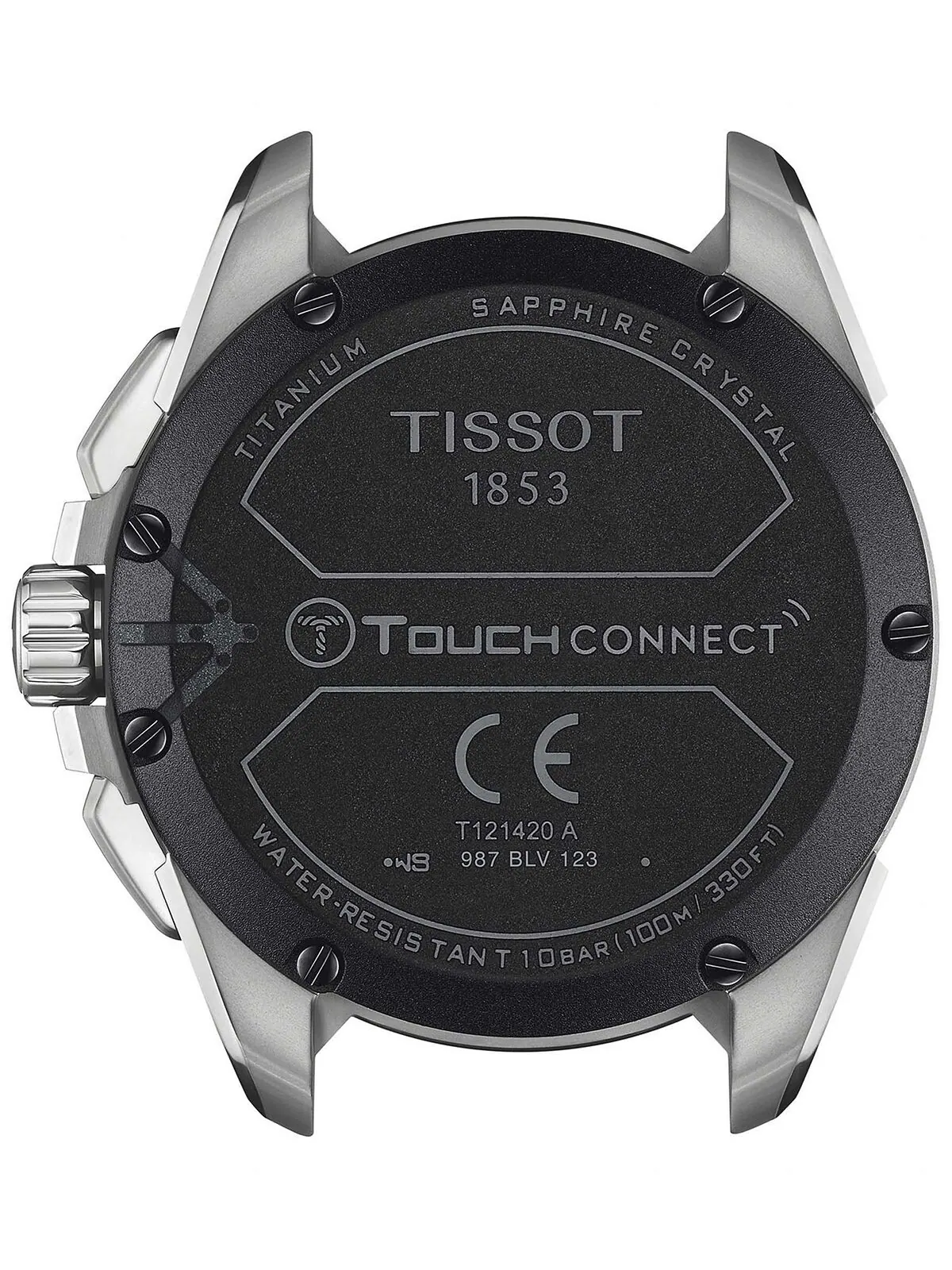 Часы Tissot T-Touch Connect Solar 47.5 мм, арт. T121.420.47.051.06 — изображение 3 из 5, оттенок синий