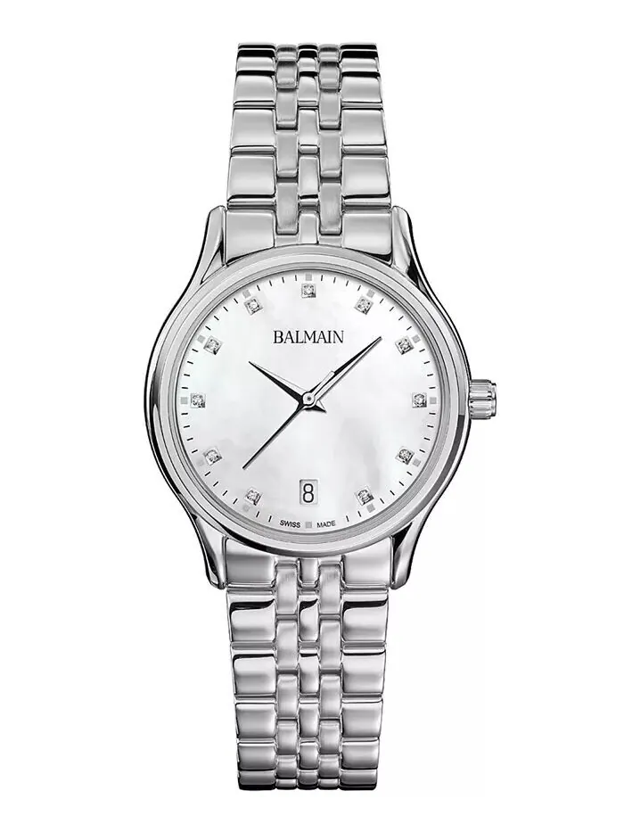 Женские швейцарские часы Beleganza Diamond (1/20 карата) из нержавеющей стали с браслетом, 32 мм