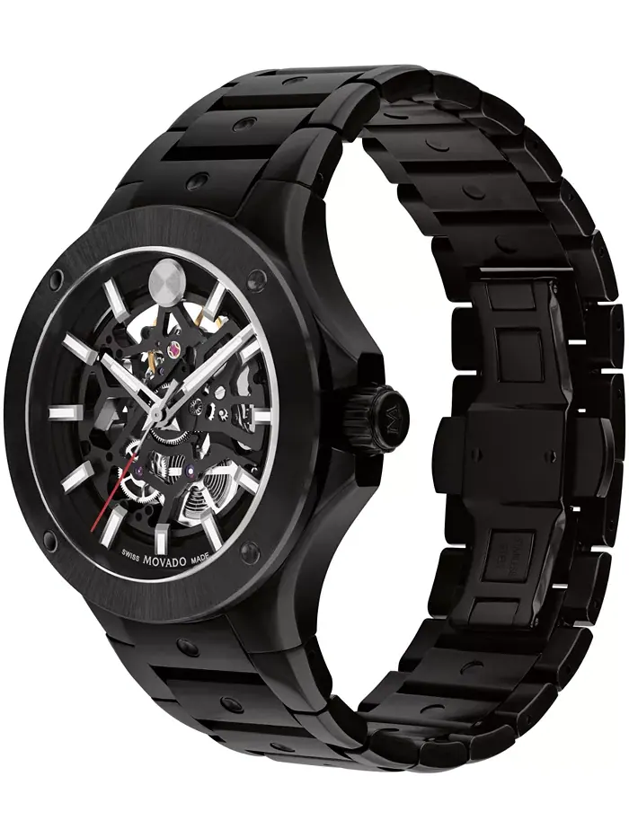 Мужские часы Alta S.E. Skeleton Swiss Automatic Black PVD, 43.50 мм Movado — изображение 2 из 3