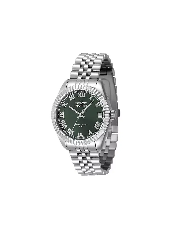 Женские часы 47410 Specialty Quartz с зеленым циферблатом и тремя стрелками Invicta