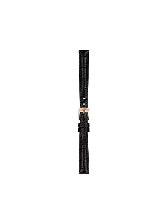 Женские часы Quartz с черным кожаным ремешком, 21.80 мм Tissot — изображение 2 из 2