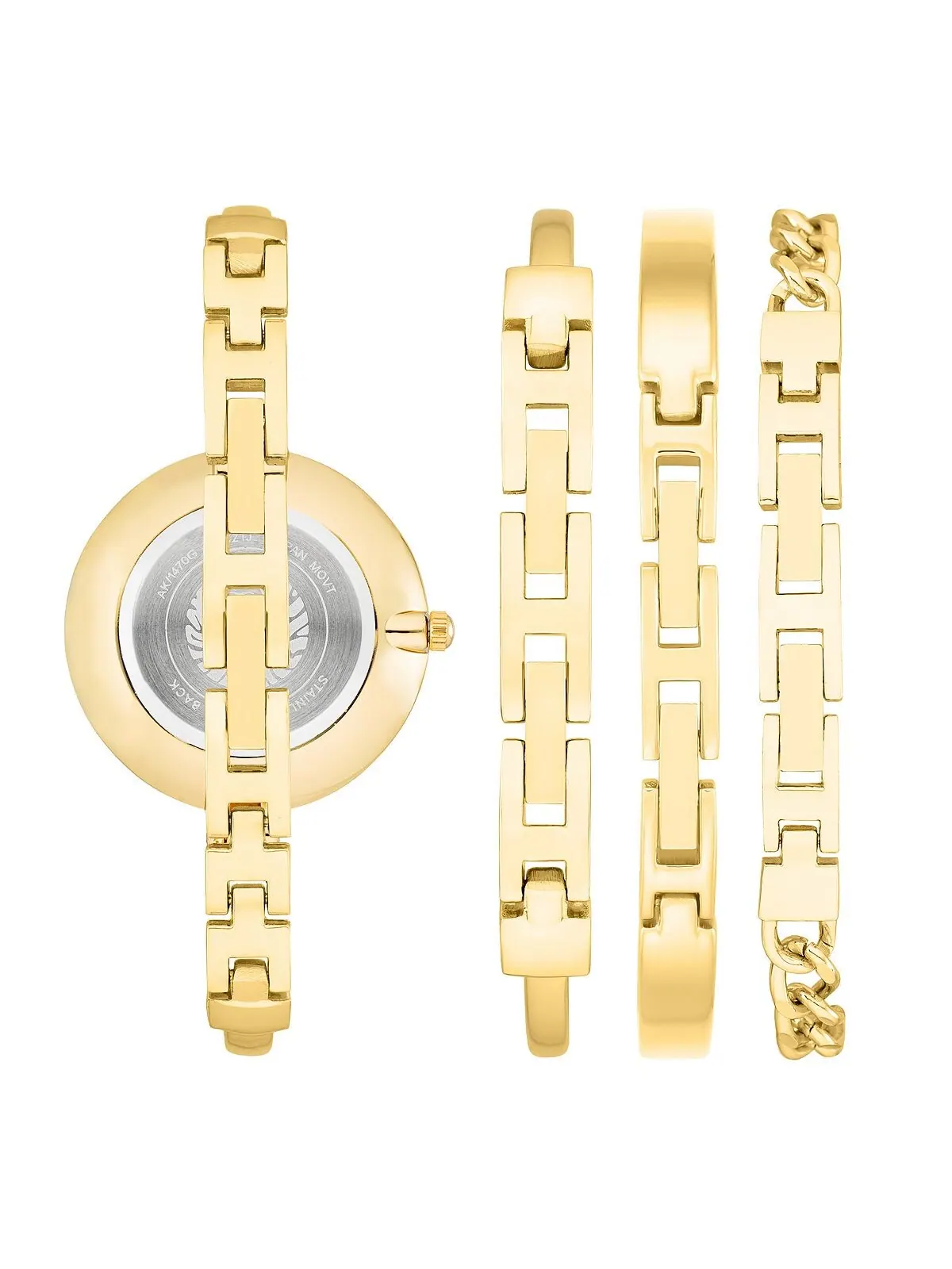Часы Anne Klein, арт. 1470GBST — изображение 3 из 4, оттенок золотой/черный