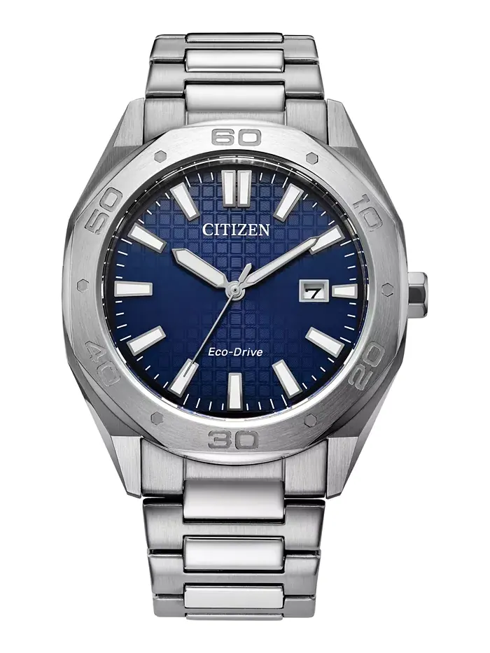 Мужские часы Eco-Drive Weekender с браслетом из нержавеющей стали, 41 мм Citizen
