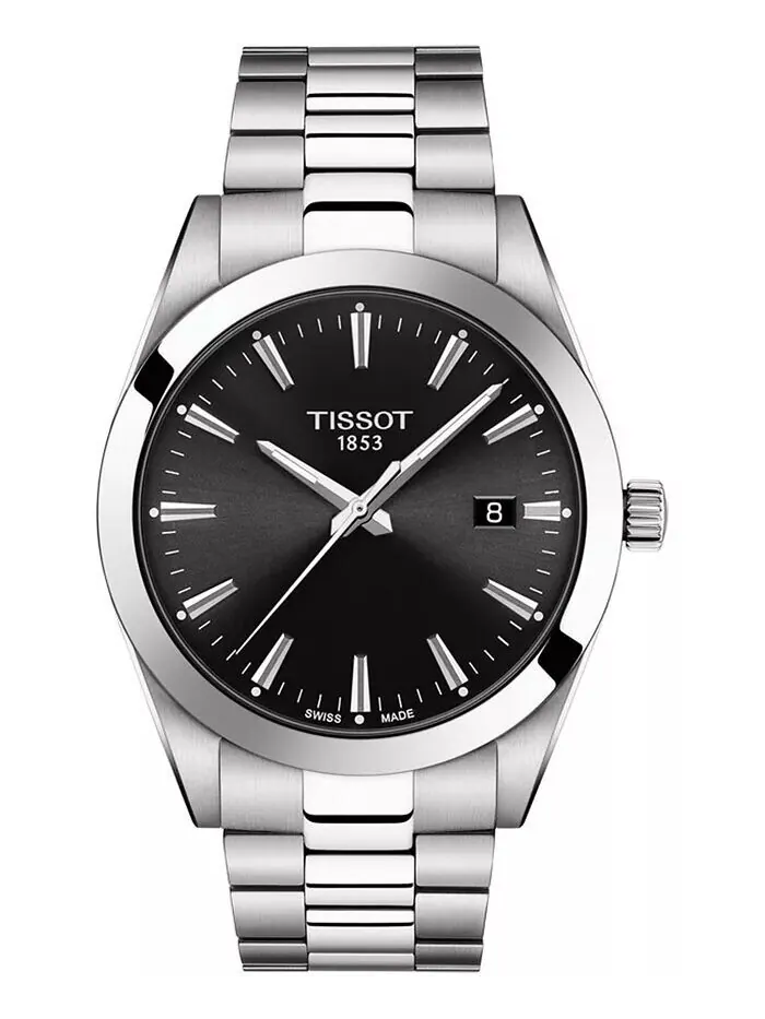 Мужские швейцарские часы T-Classic Gentleman с браслетом из нержавеющей стали, 40 мм Tissot — изображение 1 из 9
