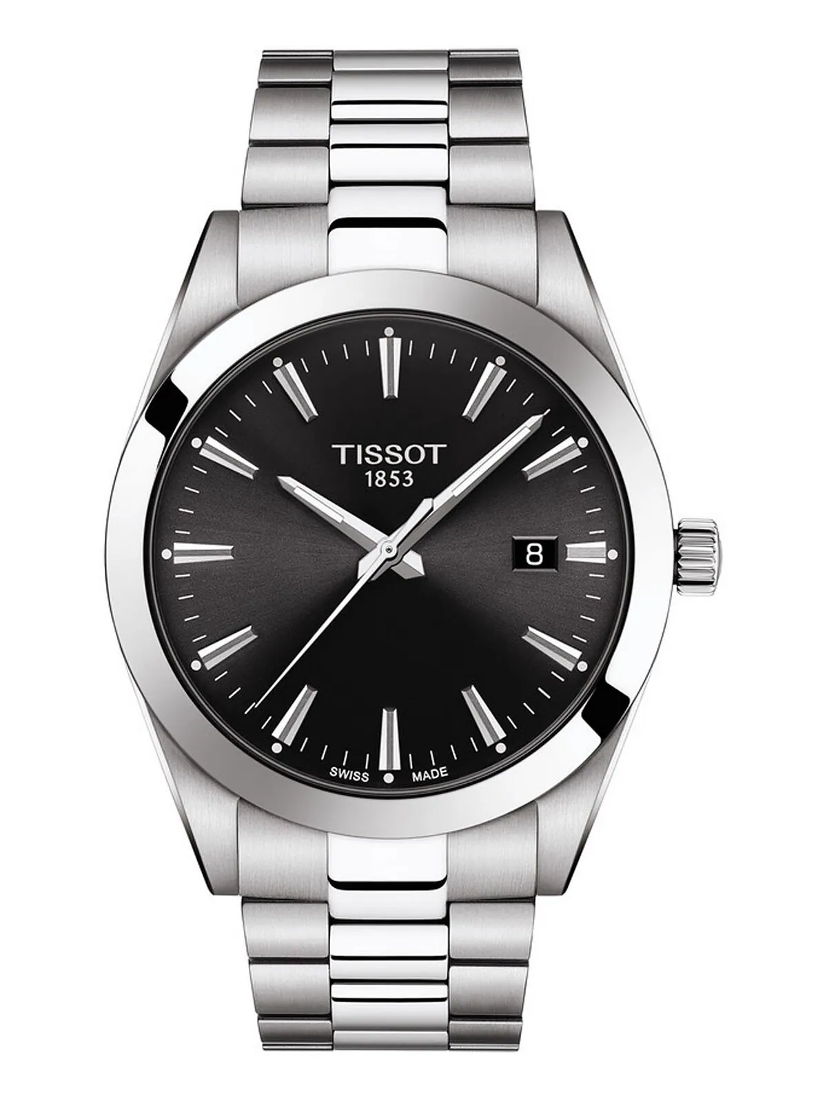 Мужские швейцарские часы T-Classic Gentleman с браслетом из нержавеющей стали, 40 мм Tissot — изображение 1 из 9