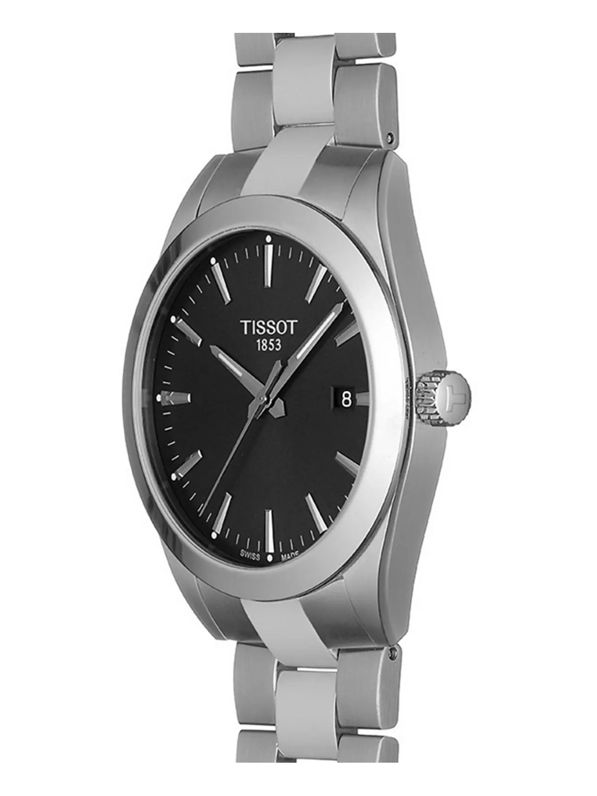 Мужские швейцарские часы T-Classic Gentleman с браслетом из нержавеющей стали, 40 мм Tissot — изображение 3 из 9