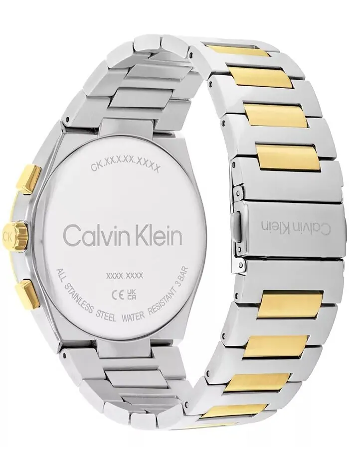 Мужские двухцветные часы Distinguish с браслетом из нержавеющей стали, 44 мм Calvin Klein — изображение 3 из 3