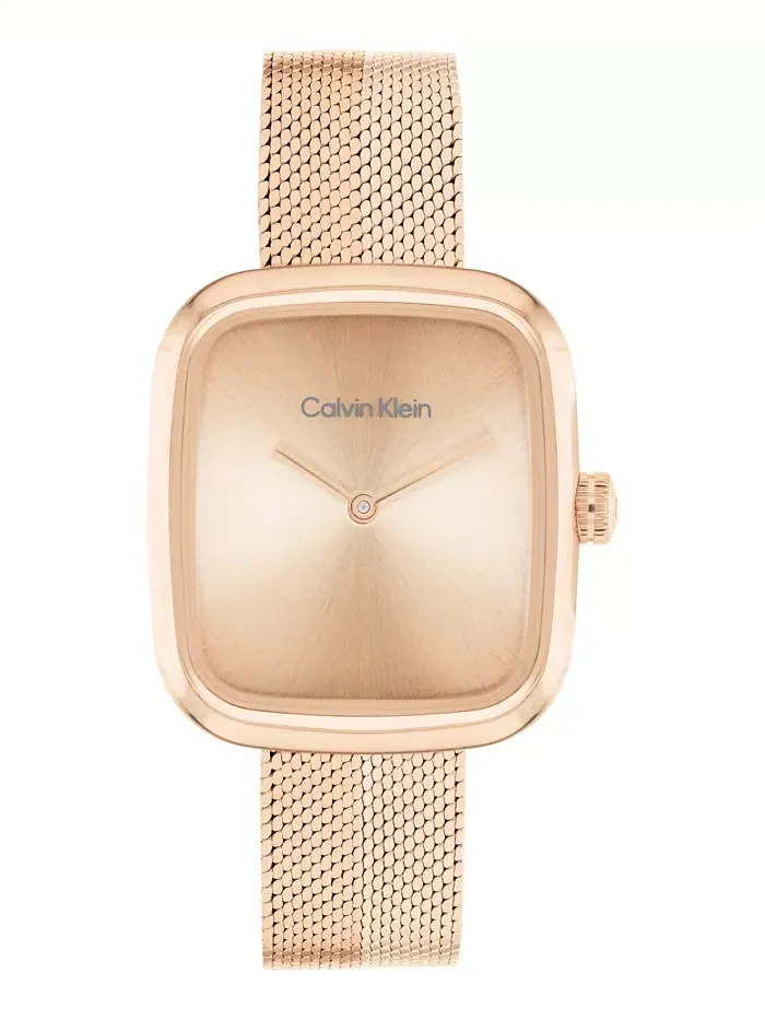 Женские часы Adore Rose Gold Tone с браслетом из нержавеющей стали, 30 мм Calvin Klein