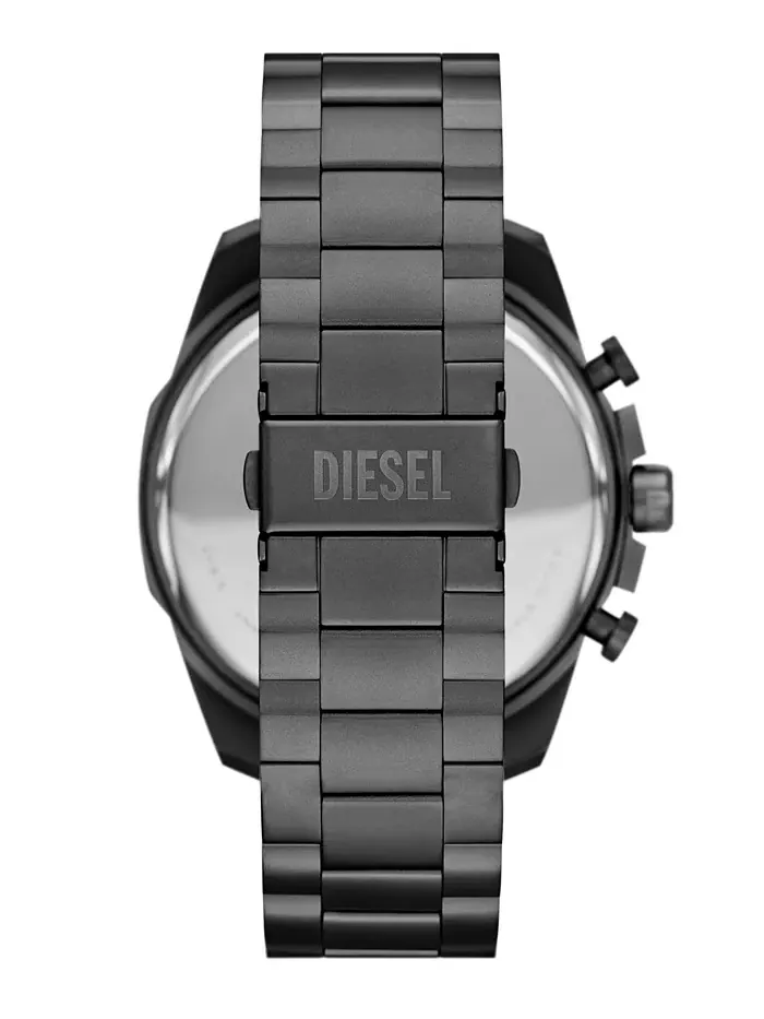 Мужские часы Mega Chief Slim Quartz Chronograph, серые, из нержавеющей стали, 48 мм Diesel — изображение 3 из 3