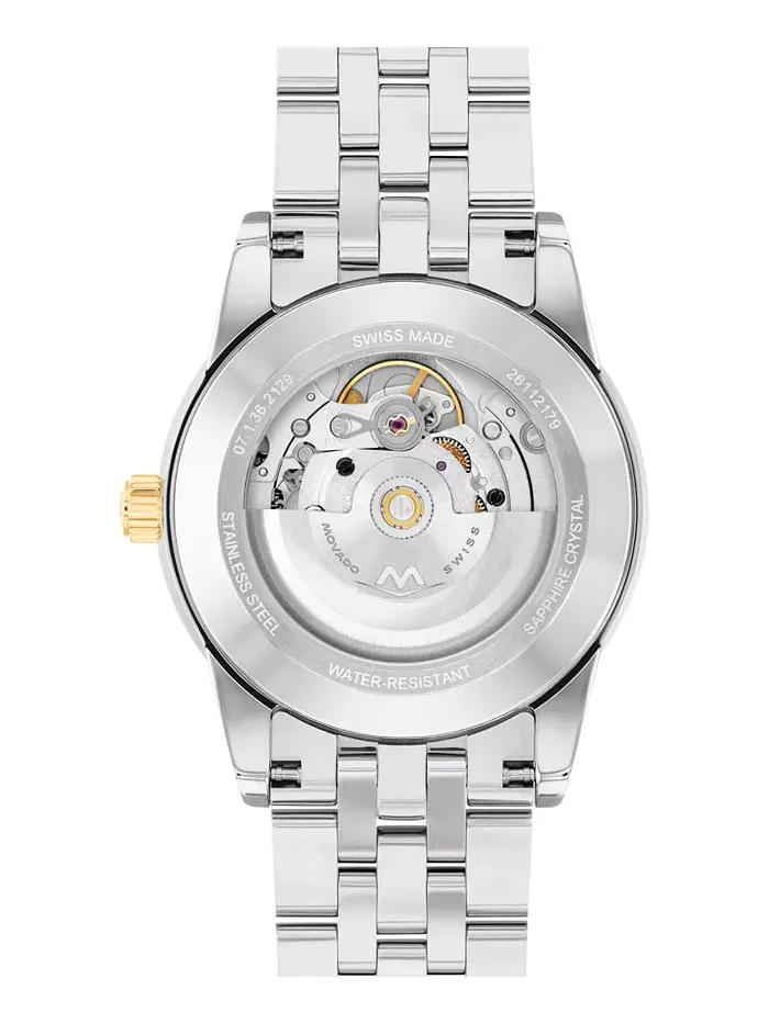 Мужские часы Museum Classic Swiss Automatic с желтым PVD-покрытием, корпус из нержавеющей стали, 40 — изображение 3 из 3