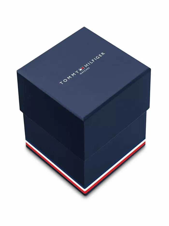 Женские часы Quartz с черным кожаным ремешком, 22.5 мм Tommy Hilfiger — изображение 5 из 6