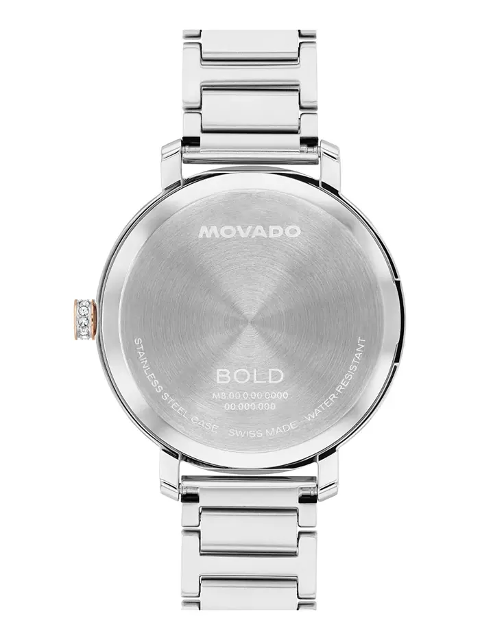 Женские часы Bold Evolution 2.0 Swiss Quartz Light Rose Gold Steel, 34mm Movado — изображение 3 из 3