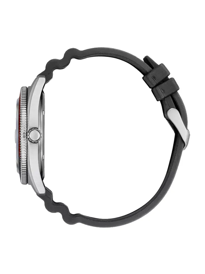 Мужские спортивно-повседневные часы Eco-Drive с черным полиуретановым ремешком 43mm Citizen — изображение 2 из 3