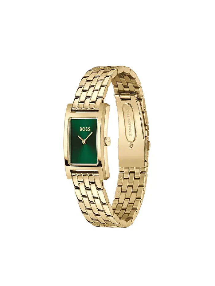 Женские часы Lucy Quartz Basic Slim Ionic Plated с тонким стальным корпусом золотистого цвета, 23 — изображение 2 из 3