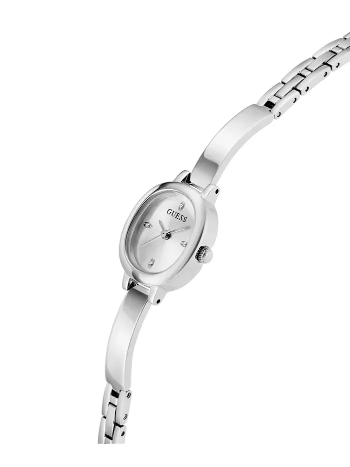 Женские серебристые аналоговые часы, 21 мм Guess — изображение 3 из 6