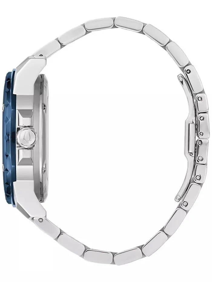 Мужские автоматические часы Marine Star из нержавеющей стали с браслетом 45 мм Bulova — изображение 2 из 3