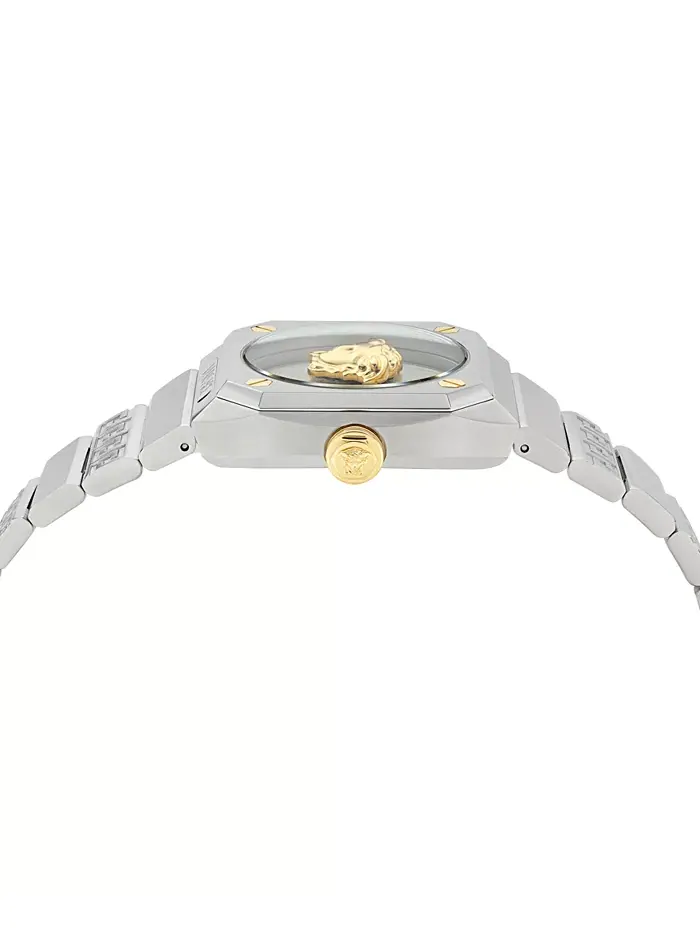 Женские наручные часы Swiss Medusa Antares с браслетом из нержавеющей стали 35 мм Versace — изображение 2 из 3
