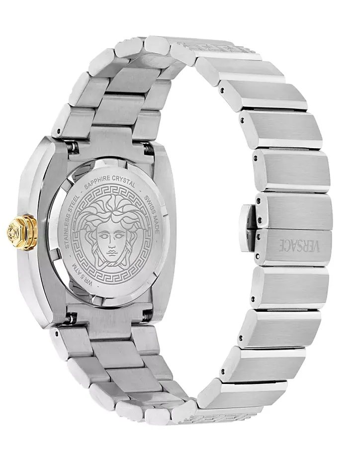 Женские наручные часы Swiss Medusa Antares с браслетом из нержавеющей стали 35 мм Versace — изображение 3 из 3