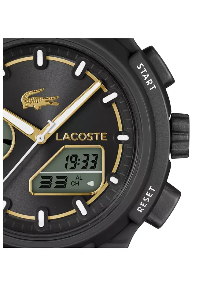 Женские часы LC33 с черным силиконовым ремешком, 40 мм Lacoste — изображение 6 из 9