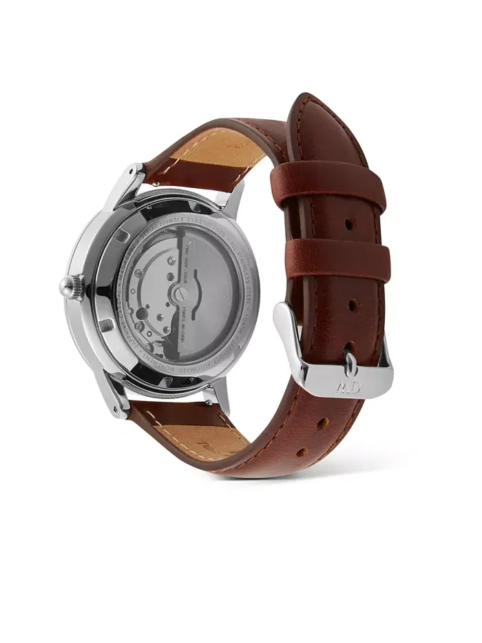 Мужские автоматические часы из коричневой кожи, 40 мм Daniel Wellington — изображение 3 из 7