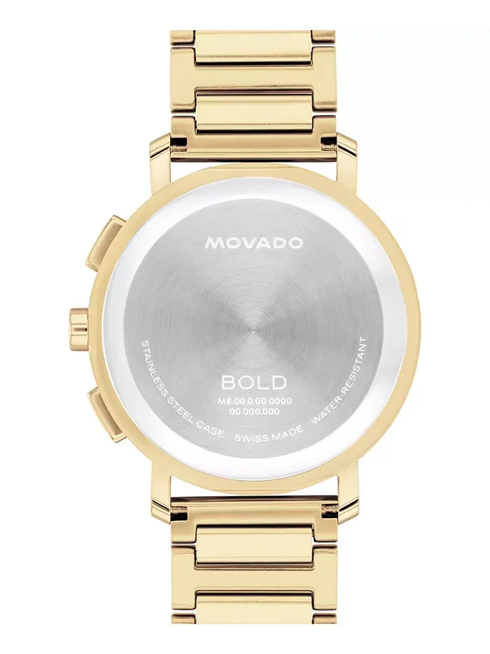 Мужские часы Bold Evolution 2.0 Swiss Quartz Chrono с ионным покрытием светло-золотистого оттенка — изображение 3 из 4