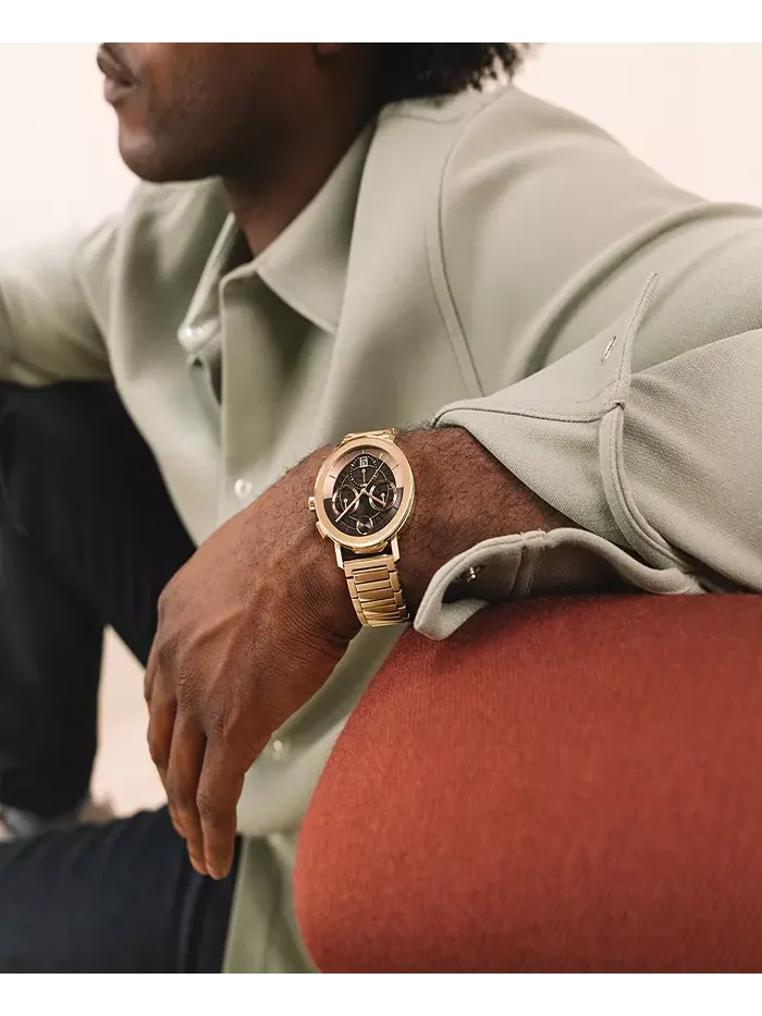 Мужские часы Bold Evolution 2.0 Swiss Quartz Chrono с ионным покрытием светло-золотистого оттенка — изображение 4 из 4