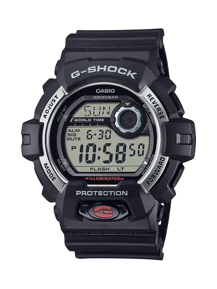 Мужские черные часы с корпусом из смолы, 55.1 мм, G8900S-1 G-Shock