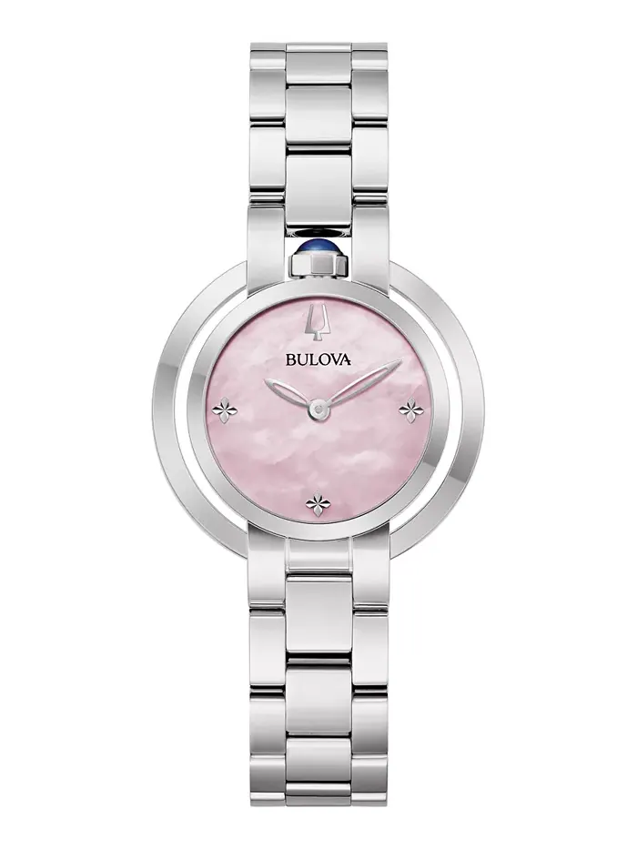 Женские наручные часы Rubaiyat с браслетом из нержавеющей стали, 31 мм Bulova