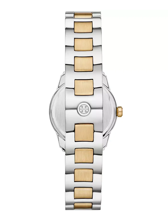 Женские часы The Miller с двухцветным браслетом из нержавеющей стали 28мм Tory Burch — изображение 3 из 4