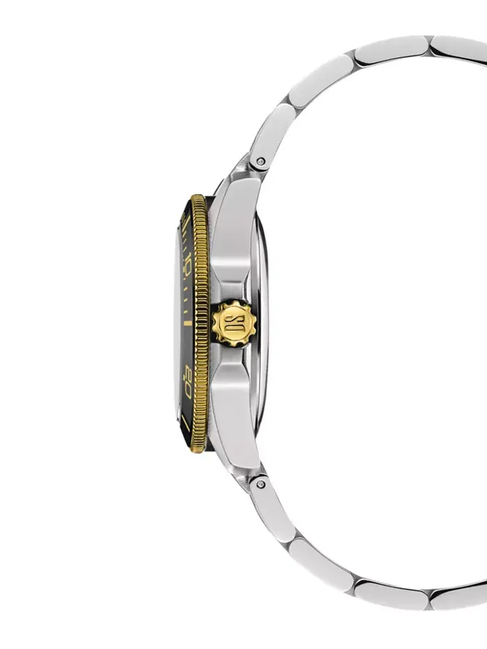 Женские часы Swiss Automatic DS Action Lady Diamond Accent с двухцветным браслетом из нержавеющей — изображение 3 из 5