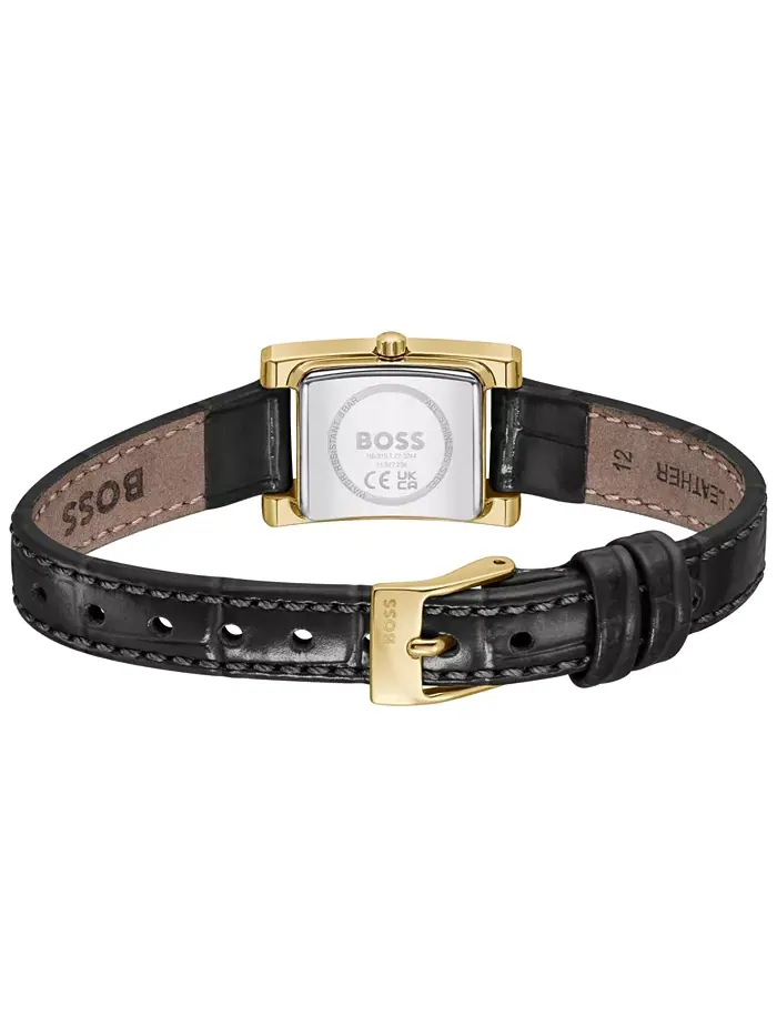 Женские часы Lucy Precious Quartz Basic Mini Black Leather, 18.50 мм Hugo Boss — изображение 3 из 4