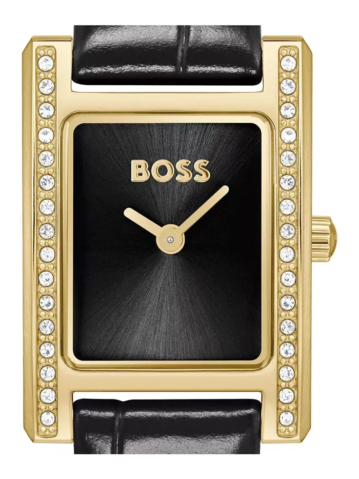 Женские часы Lucy Precious Quartz Basic Mini Black Leather, 18.50 мм Hugo Boss — изображение 4 из 4